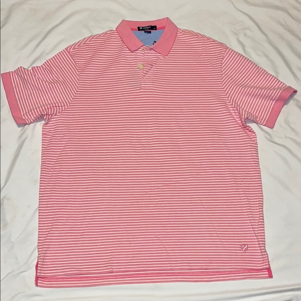 Daniel Cremieux Pink Striped Polo Shirt